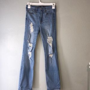 High rise slim straight Hollister jeans